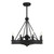 Savoy House Lyon 39-FD-124-89 30 Inch 8 Light Matte Black Fandelier Ceiling Fan Chandelier – Fan D'Lier Dry Rated
