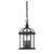 Savoy House Kensington 5-0635-BK 8 Inch 3 Light Textured Black Outdoor Hanging Pendant Light Damp Rated