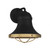 Savoy House Belmont 5-179-137 12 Inch 1 Light Textured Black with Warm Brass Accents Outdoor Wall Sconce Light Wet Rated