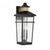 Savoy House Kingsley 5-715-143 10 Inch 3 Light Matte Black with Warm Brass Outdoor Wall Sconce Light Wet Rated
