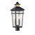 Savoy House Kingsley 5-718-143 8 Inch 2 Light Matte Black with Warm Brass Outdoor Post Light Fixture Wet Rated
