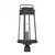 Savoy House Boone 5-817-BK 8 Inch 1 Light Matte Black Outdoor Post Light Fixture Wet Rated