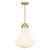 Savoy House Bartlet 7-0108-1-322 14 Inch 1 Light Warm Brass Pendant Dry Rated