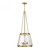 Savoy House Crawford 7-1804-4-322 18 Inch 4 Light Warm Brass Pendant Dry Rated