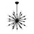 Savoy House Galea 7-6099-24-89 23 Inch 24 Light Matte Black Chandelier Dry Rated