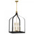 Savoy House Sheffield 7-7800-8-143 23 Inch 8 Light Matte Black with Warm Brass Accents Pendant Dry Rated