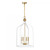Savoy House Sheffield 7-7802-4-142 15 Inch 4 Light White with Warm Brass Accents Pendant Dry Rated