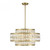 Savoy House Renzo 7-9046-4-322 22 Inch 4 Light Warm Brass Pendant Dry Rated