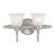 Savoy House Brunswick 8-1062-2-SN 17 Inch 2 Light Satin Nickel Bathroom Vanity Light Damp Rated