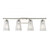 Savoy House Chantilly 8-1745-4-109 30 Inch 4 Light Polished Nickel Bathroom Vanity Light Damp Rated