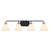 Savoy House Blair 8-2988-4-BK 35 Inch 4 Light Matte Black Bathroom Vanity Light Damp Rated
