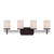 Savoy House Colton 8-338-4-13 28 Inch 4 Light English Bronze Bathroom Vanity Light Damp Rated