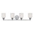 Savoy House Melrose 8-6836-4-11 33 Inch 4 Light Polished Chrome Bathroom Vanity Light Damp Rated