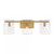 Savoy House Genry 8-8204-3-322 25 Inch 3 Light Warm Brass Bathroom Vanity Light Damp Rated
