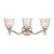 Savoy House Birone 8-880-3-109 24 Inch 3 Light Polished Nickel Bathroom Vanity Light Damp Rated