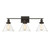 Savoy House Drake 8-9130-3-13 28 Inch 3 Light English Bronze Bathroom Vanity Light Damp Rated