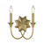 Savoy House Sullivan 9-2204-2-322 10 Inch 2 Light Warm Brass Sconce Damp Rated