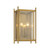 Savoy House Jacobs 9-3800-2-322 9 Inch 2 Light Warm Brass Sconce Damp Rated