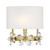 Savoy House Dahlia 9-4364-1-322 9 Inch 1 Light Warm Brass Sconce Damp Rated