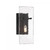 Savoy House Genry 9-8204-1-BK 5 Inch 1 Light Matte Black Sconce Damp Rated