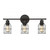 Meridian 3-Light Bathroom Vanity Light M80004ORB 24 Inch 3 Light Oil Rubbed Bronze Bathroom Vanity Light Damp Rated