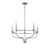 Meridian 5-Light Chandelier M10087BN 26 Inch 5 Light Brushed Nickel Chandelier Dry Rated