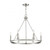 Meridian 6-Light Chandelier M10093BN 26 Inch 6 Light Brushed Nickel Chandelier Dry Rated