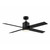 Meridian M2015MBK 52 Inch LED Matte Black Ceiling Fan Dry Rated