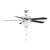 Meridian 52" M2018BNRV 52 Inch 2 Light Brushed Nickel Ceiling Fan Dry Rated