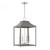 Meridian 4-Light Pendant M30009GRYPN 15 Inch 4 Light Gray with Polished Nickel Pendant Dry Rated