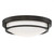 Meridian 2-Light Ceiling Light M60019ORB 13 Inch 2 Light Oil Rubbed Bronze Flush Mount Dry Rated
