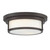 Meridian 2-Light Ceiling Light M60062ORB 13 Inch 2 Light Oil Rubbed Bronze Flush Mount Dry Rated