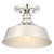 Meridian 1-Light Ceiling Light M60068PN 10 Inch 1 Light Polished Nickel Semi-Flush Dry Rated