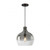 Meridian 1-Light Pendant M70078ORB 12 Inch 1 Light Oil Rubbed Bronze Pendant Dry Rated