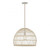 Meridian 1-Light Pendant M70106NR 20 Inch 1 Light Natural Rattan with a Matching Socket Pendant Dry Rated