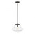 Meridian 1-Light Pendant M7022ORB 15 Inch 1 Light Oil Rubbed Bronze Pendant Dry Rated