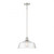 Meridian 1-Light Pendant M7023PN 15 Inch 1 Light Polished Nickel Pendant Dry Rated