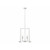Meridian 4-Light Pendant M7044CH 19 Inch 4 Light Chrome Pendant Dry Rated