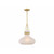 Meridian 1-Light Pendant M7046NB 15 Inch 1 Light Natural Brass Pendant Dry Rated