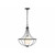 Meridian 1-Light Pendant M7047MBK 18 Inch 1 Light Matte Black Pendant Dry Rated