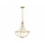 Meridian 1-Light Pendant M7047NB 18 Inch 1 Light Natural Brass Pendant Dry Rated