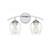 Meridian 2-Light Bathroom Vanity Light M80031CH 16 Inch 2 Light Chrome Bathroom Vanity Light Damp Rated