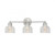 Meridian 3-Light Bathroom Vanity Light M80035BN 24 Inch 3 Light Brushed Nickel Bathroom Vanity Light Damp Rated