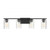 Meridian 4-Light Bathroom Vanity Light M80039MBK 32 Inch 4 Light Matte Black Bathroom Vanity Light Damp Rated