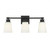 Meridian 3-Light Bathroom Vanity Light M80055MBK 23 Inch 3 Light Matte Black Bathroom Vanity Light Damp Rated