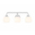Meridian 3-Light Bathroom Vanity Light M80081CH 24 Inch 3 Light Chrome Bathroom Vanity Light Damp Rated