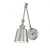 Meridian 1-Light Adjustable Wall Sconce M90089BN 5 Inch 1 Light Brushed Nickel Sconce Damp Rated