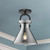 Emerson 9-in Matte Black/Smoked 1 Light Semi Flush Mount