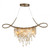 4 Inch Suspension Chandelier – Golden Silver