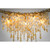 4 Inch Suspension Chandelier – Golden Silver